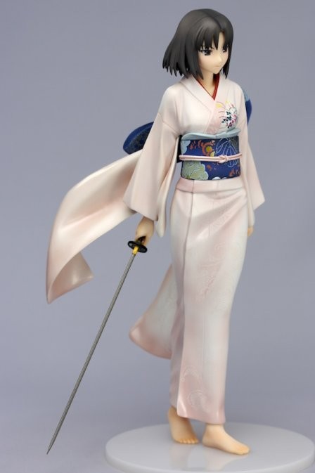 Вороне не к лицу кимоно. Shiki Ryougi Figure. Кимоно Мишель катана. Shiki Ryougi в кимоно. Shiki Ryougi Katana.